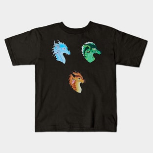 Sad Trio Sticker Pack Kids T-Shirt